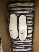 Elegant Guest Slippers Box of Aproximately 100 Pieces
