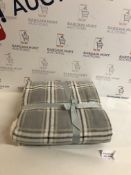 Soft Checked Fleece Throw