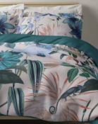 Amelie Exotic Printed Cotton Sateen Bedding Set, Super King