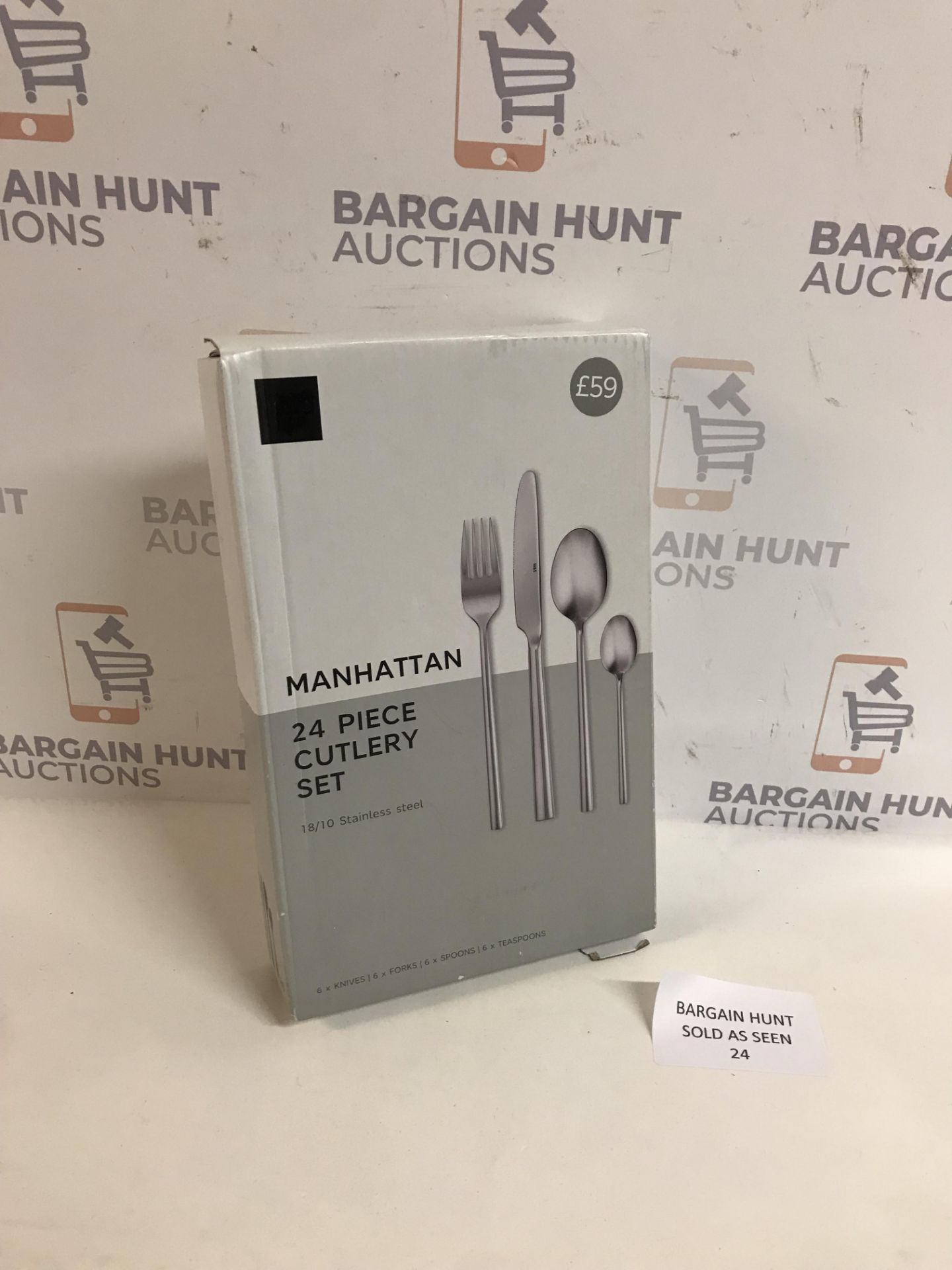 Manhattan 24 Piece 18/10 Stainless Steel Cutlery Set