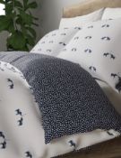 Elephant Print Brushed Cotton Bedding Set, Double RRP £49.50