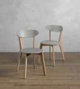 Set of 2 Bradshaw Chairs, Grey RRP £99