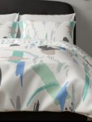 Cotton Rich Percale Olivia Printed Bedding Set, Double