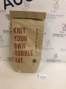 Knit Your Own Bobble Hat Set