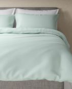 Fine Egyptian Cotton 400 Thread Count Sateen Duvet Cover, King Size RRP £79