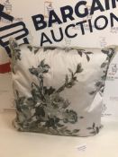 Florence Embroidered Floral Cushion