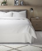 Egyptian Cotton 400 Thread Count Valance, Super King Size RRP £59