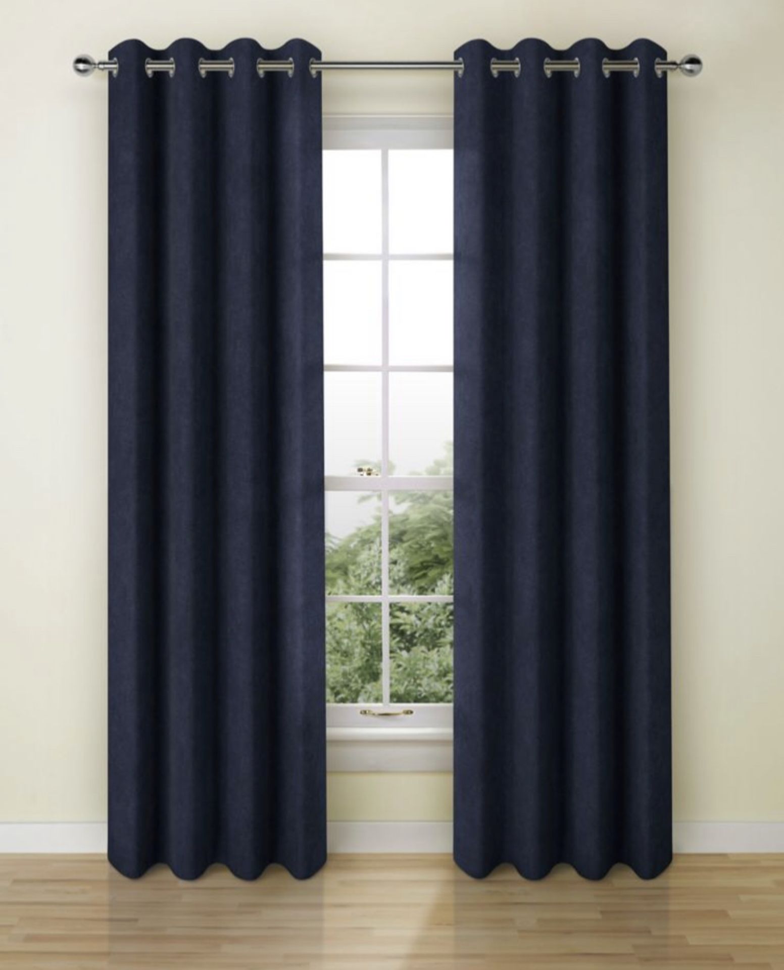 Velvet Eyelet Curtains