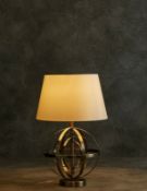 Laney Antique Brass Table Lamp with Tapered Shade RRP £99