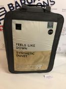 Feels Like Down Synthetic 10.5 Tog Duvet, King Size