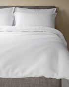 Pure Cotton Textured Waffle Bedding Set, Double RRP £59