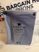 Cosy & Light 10.5 Tog Duvet Single RRP £49.50