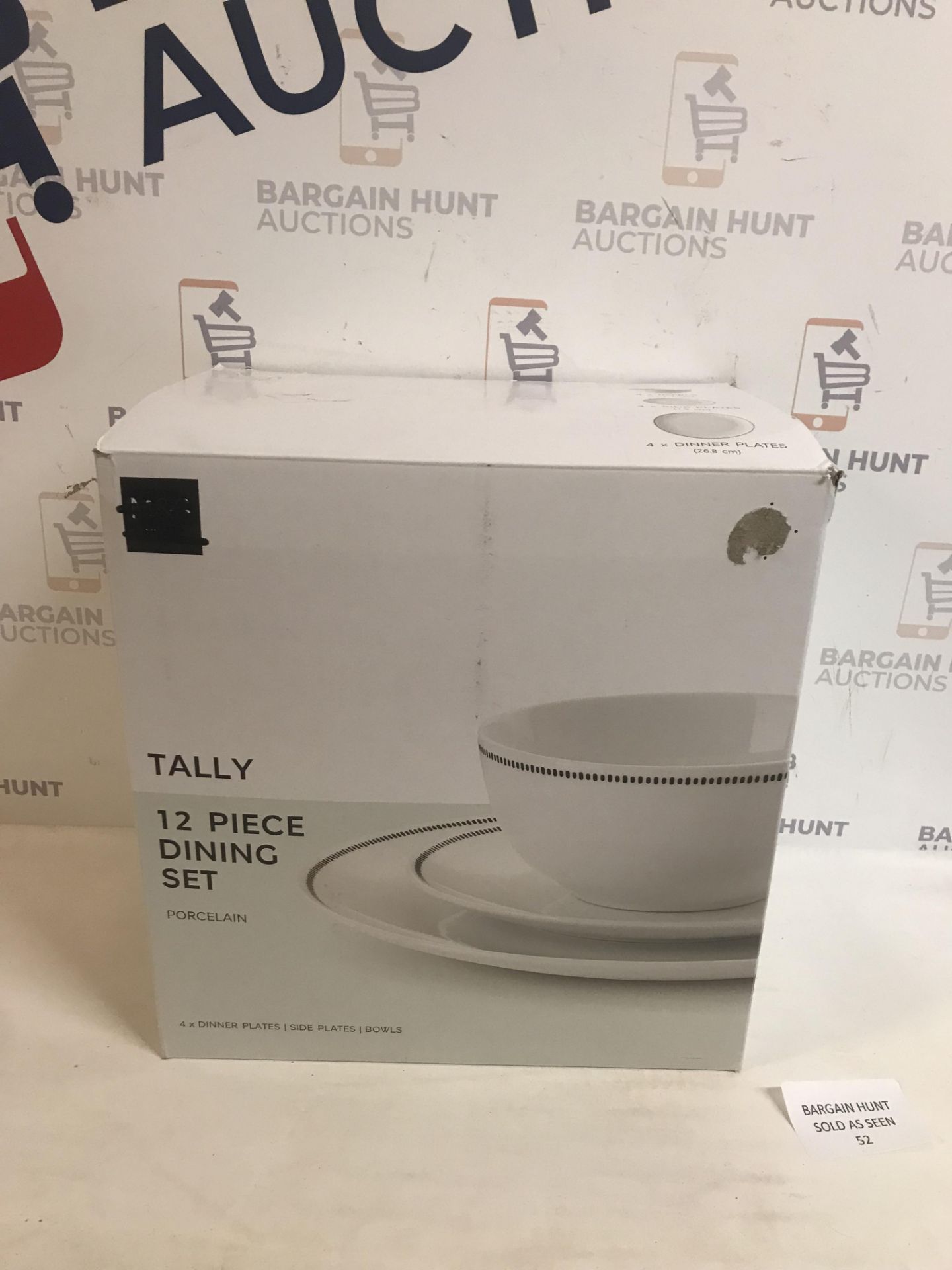 Tally Porcelain 12 Piece Dining Set