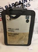 Feels Like Down Synthetic 13.5 Tog Duvet, King Size RRP £89