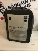 Goose Feather & Down Natural 13.5 Tog Duvet, King Size RRP £120