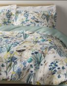 Pure Cotton Harriet Printed Sateen Bedding Set, Double RRP £59