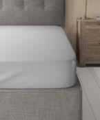 Egyptian Cotton 400 Thread Count Sateen Fitted Sheet, Double