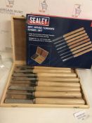 Sealey 8pc Wood Turning Chisel Set