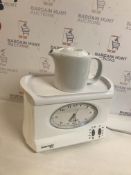 Swan STM201N Vintage Teasmade - Rapid Water Boiler with Clock and Alarm
