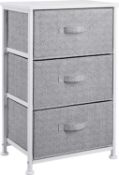 Fabric 3-Drawer Storage Organizer Unit for Closet