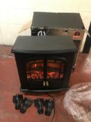 Warmlite 2-Door Portable Electric Stove Heater RRP £79.99