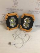 Rechargeable Set of 2 Work Lights