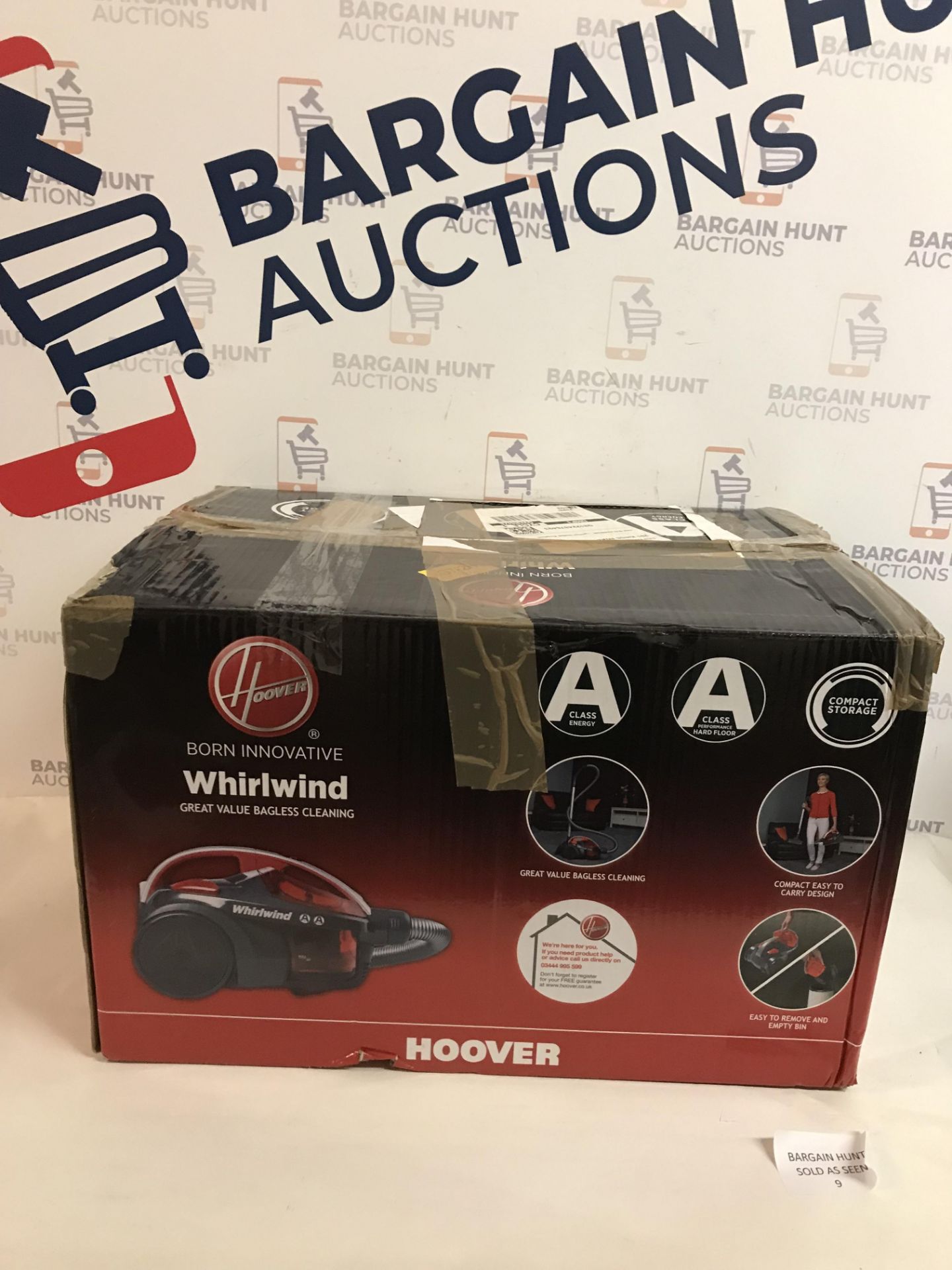 Hoover Whirlwind Bagless Cylinder Vacuum Cleaner