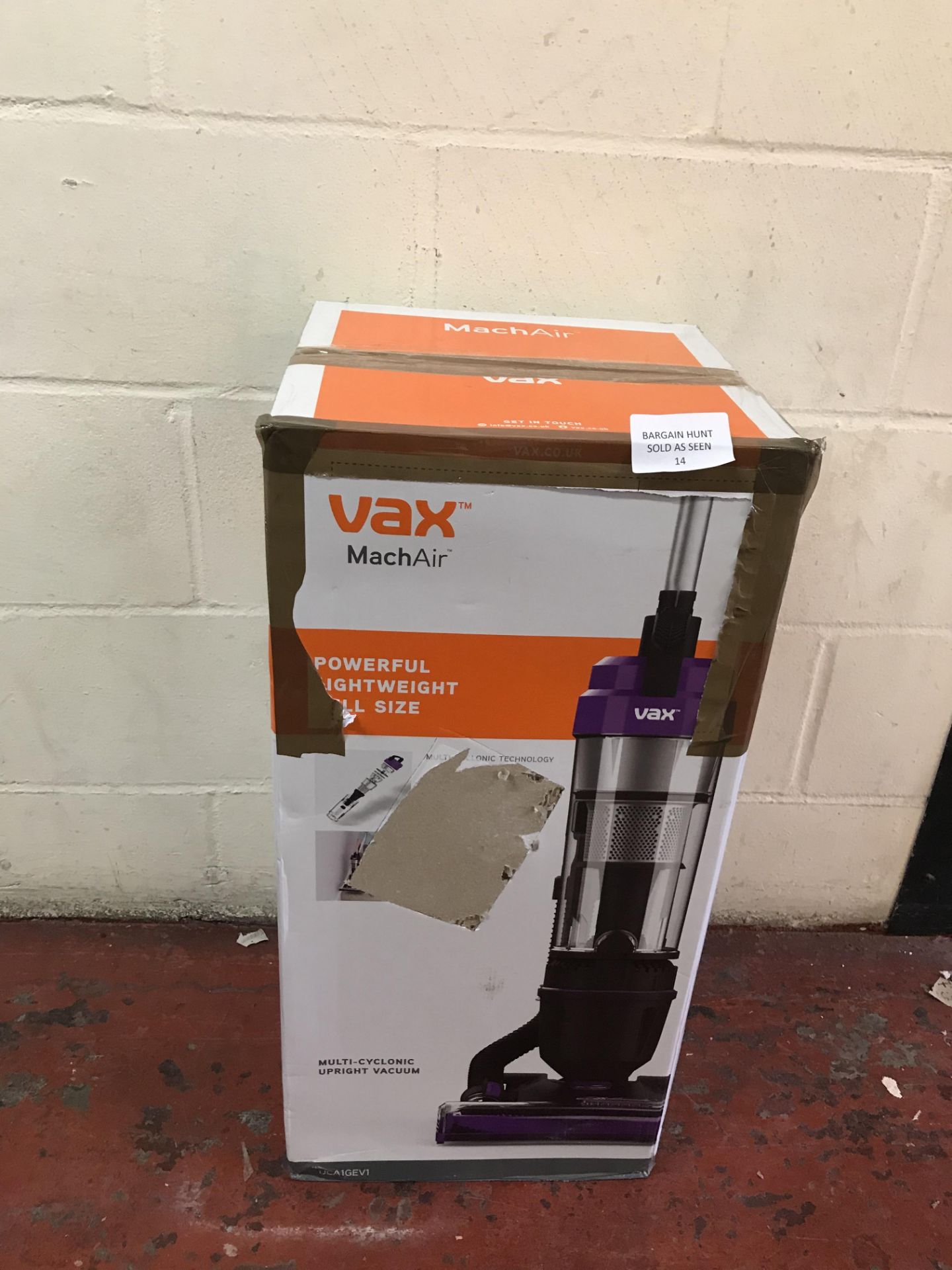 Vax Mach Air Upright Vacuum Cleaner, 1.5 L Purple RRP £79.99