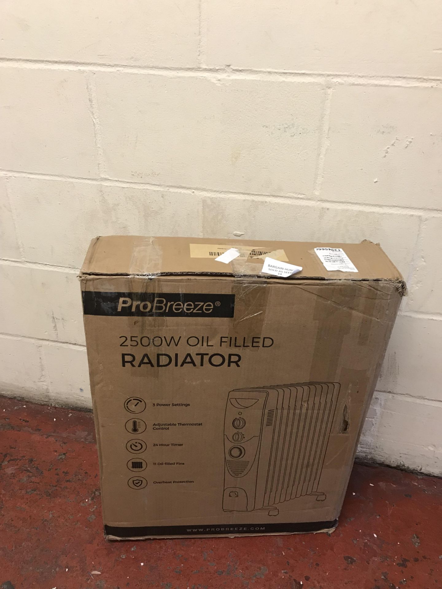 ProBreeze 2500W Oil Filled Radiator