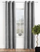 Lined Luxurious Chenille Eyelet Curtains RRP £159