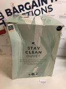 Stay Clean 10.5 Tog Duvet, Single