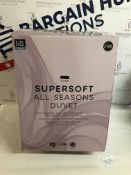 Supersoft All Seasons 13.5 Tog Duvet, Double RRP £109