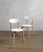 Loft Set of 2 Bradshaw Chairs, White RRP £99