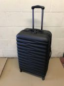 Large 4 Wheel Hard Suitcase with Security Zip RRP £99