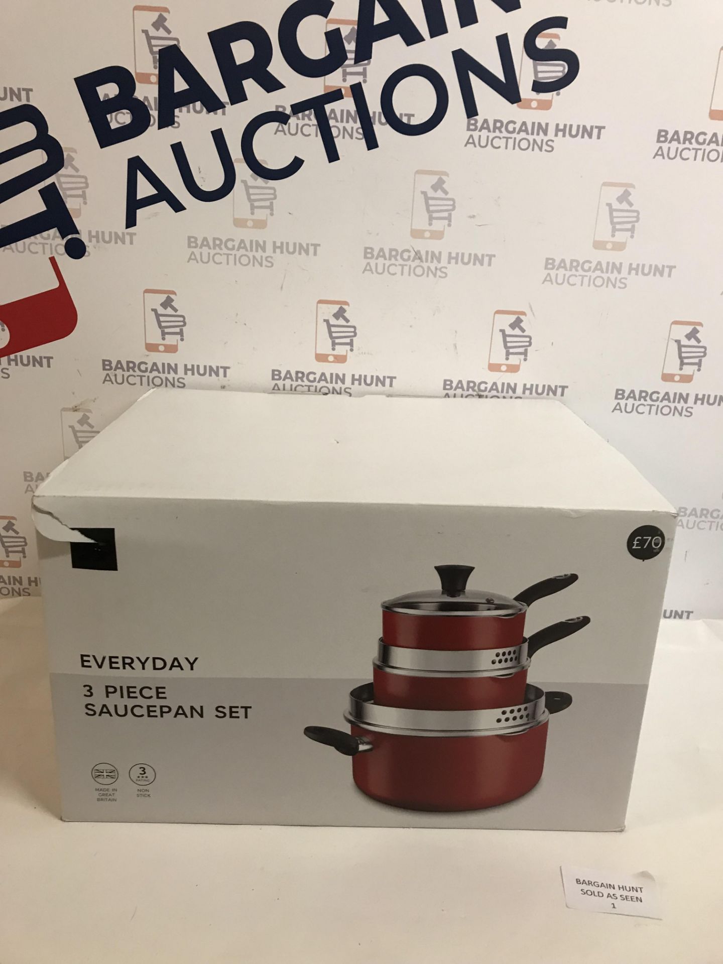 Everyday 3-Piece Saucepan Set RRP £70