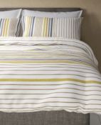Painterly Stripe Bedding Set, Single