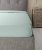 Pure Egyptian Cotton 400 Thread Count Flat Sheet, Single RRP £37.50