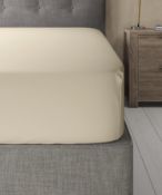 Smart and Smooth Egyptian Cotton 400 Thread Count Extra Deep Fitted Sheet, King Size RRP £49.50