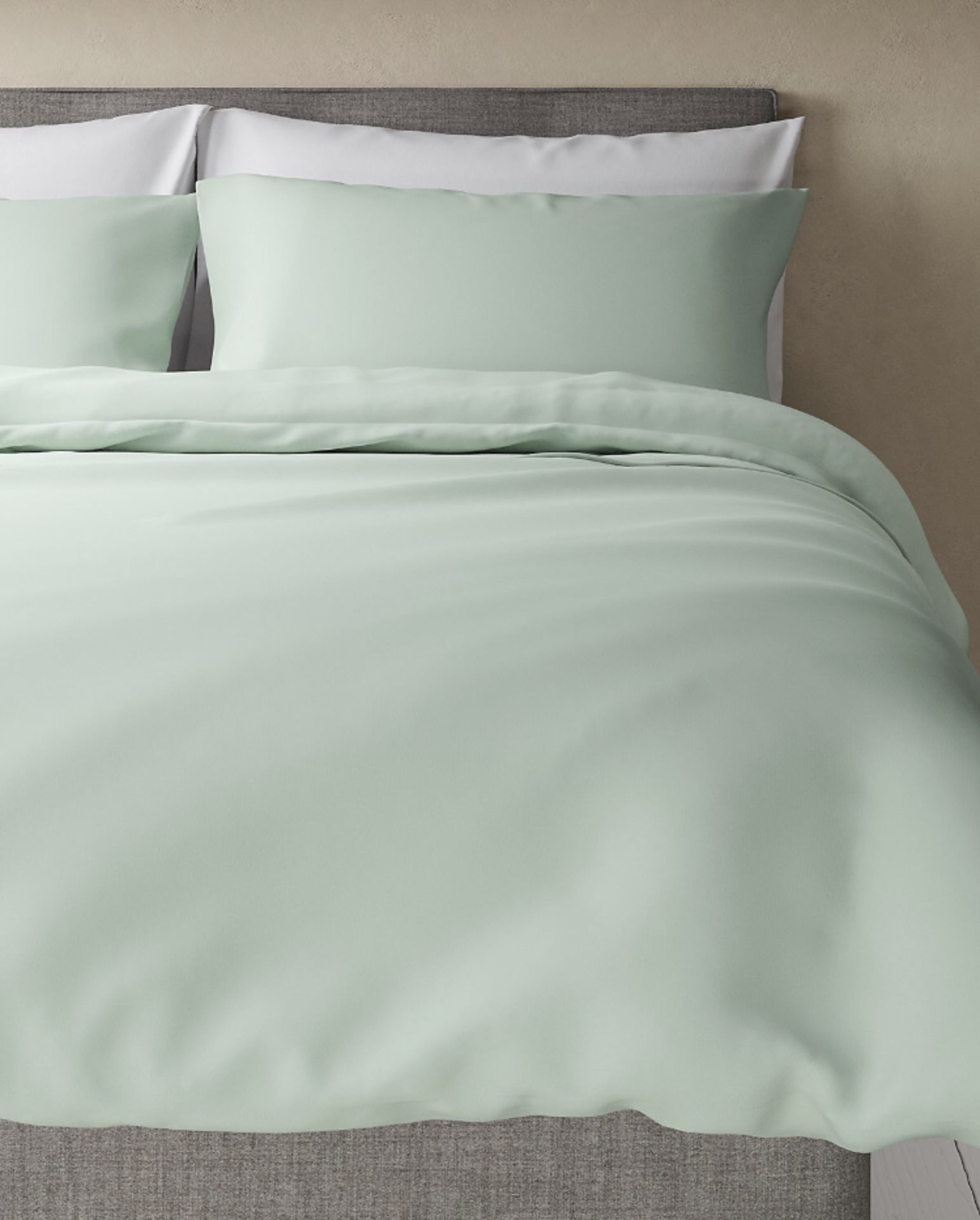 Superior Cotton Percale 100% Egyptian Cotton Non-Iron Duvet Cover, Super King RRP £59