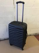 Small 4 Wheel Ultralight Hard Suitcase with Security Zip (handle missing, see image) RRP £109