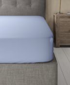 Cotton Percale Deep Fitted Sheet, Super King