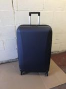 Large 4 Wheel Ultralight Hard Suitcase with Security Zip (1 zip faulty, see image) RRP £119