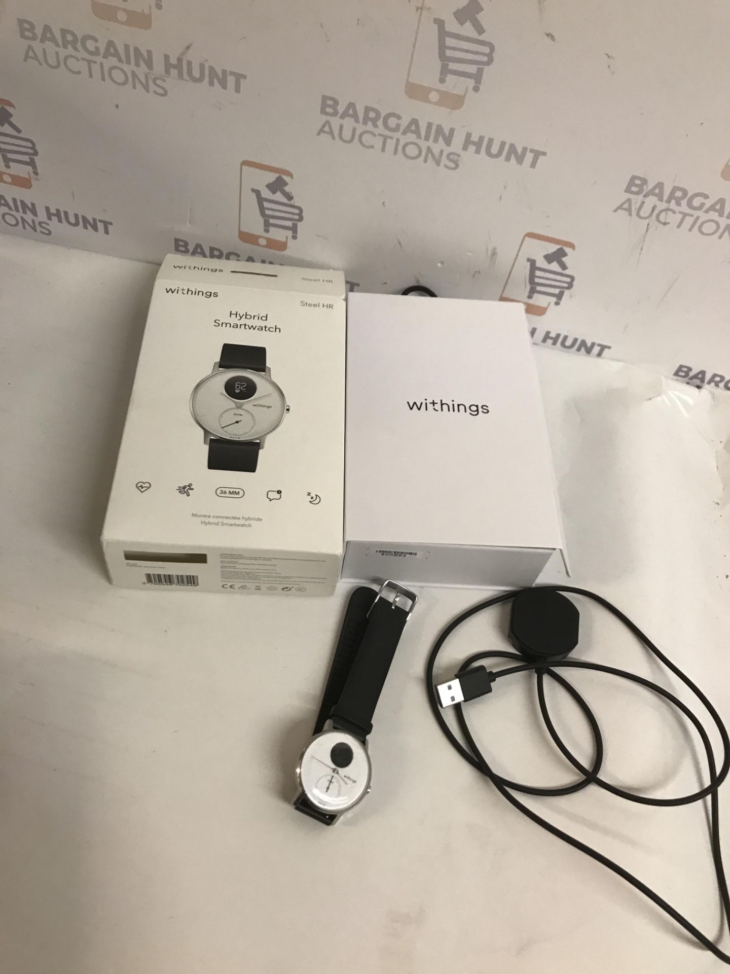 Withings Steel HR - Hybrid Smartwatch - Activity Tracker with Connected GPS RRP £144.99