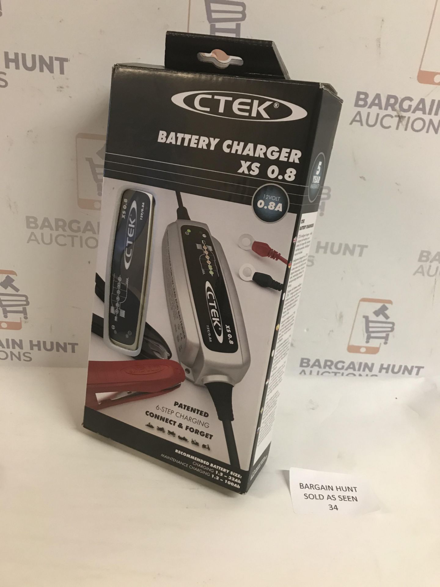 CTEK XS 0.8 Automatic Battery Maintainer - UK Plug