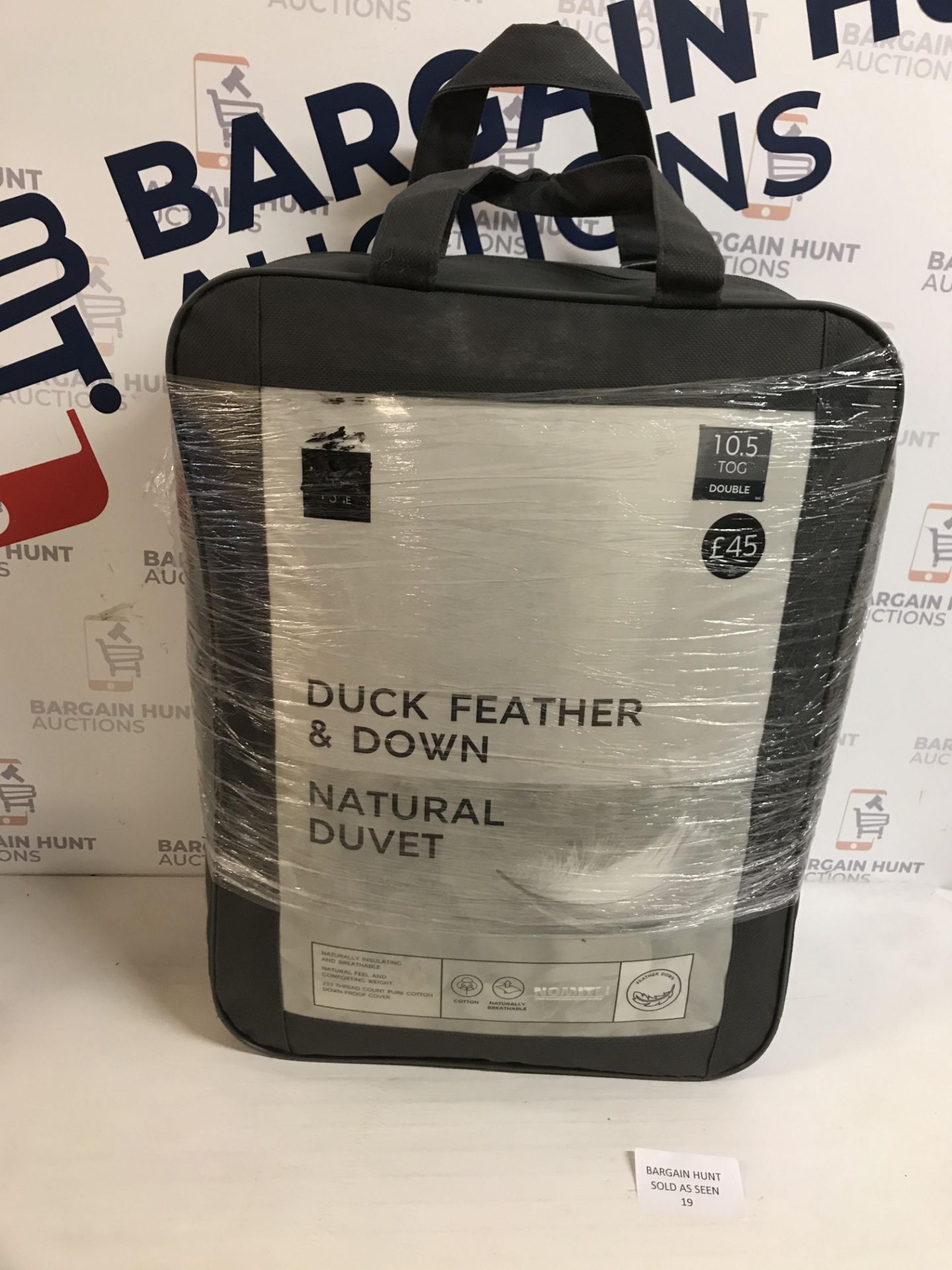 Duck Feather & Down Natural 10.5 Tog Duvet, Double