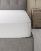 Egyptian Cotton 400 Thread Count Deep Fitted Sheet, Double RRP £39.50