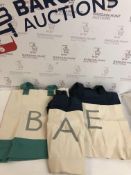 Set of Alphabet Tote Bags