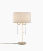 Droplet Range White Table Lamp RRP £59