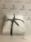 Cotton Mix Ribbed Quilted Throw RRP £79