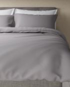 Egyptian Cotton 230 Thread Count Duvet Cover, King Size RRP £49.50